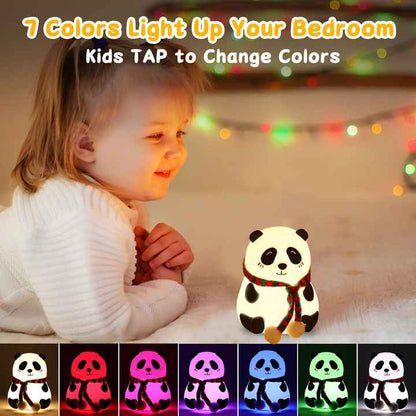Cute Panda Night Lamp for Kids