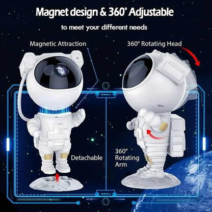 Astronaut Galaxy Projector Night Light with Remote Control
