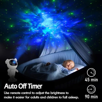 Astronaut Galaxy Projector Night Light with Remote Control