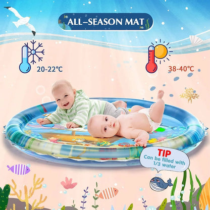 Baby Play Water Mat for Sensary improvement & playfull tummy time with Sea animation