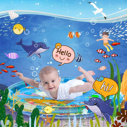 Baby Play Water Mat for Sensary improvement & playfull tummy time with Sea animation