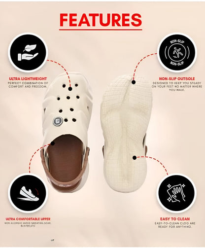 Stylish Lightweight Dailywear Casual Crocs Sandals For Men